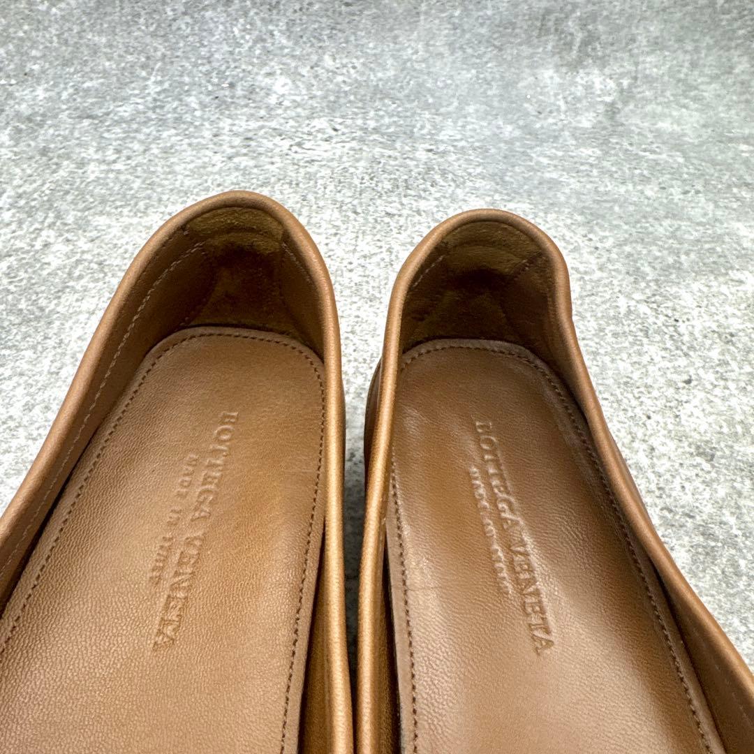 靴 BOTTEGA VENETA Intrecciato Loafers 35.5