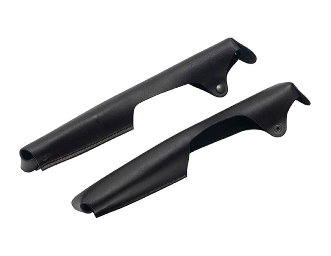 スノーピーク ローチェア30用 レザーアームレストカバー ブラック 非売品