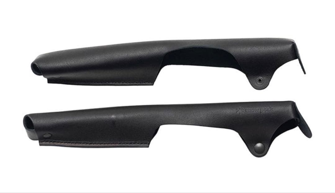 スノーピーク ローチェア30用 レザーアームレストカバー ブラック 非売品