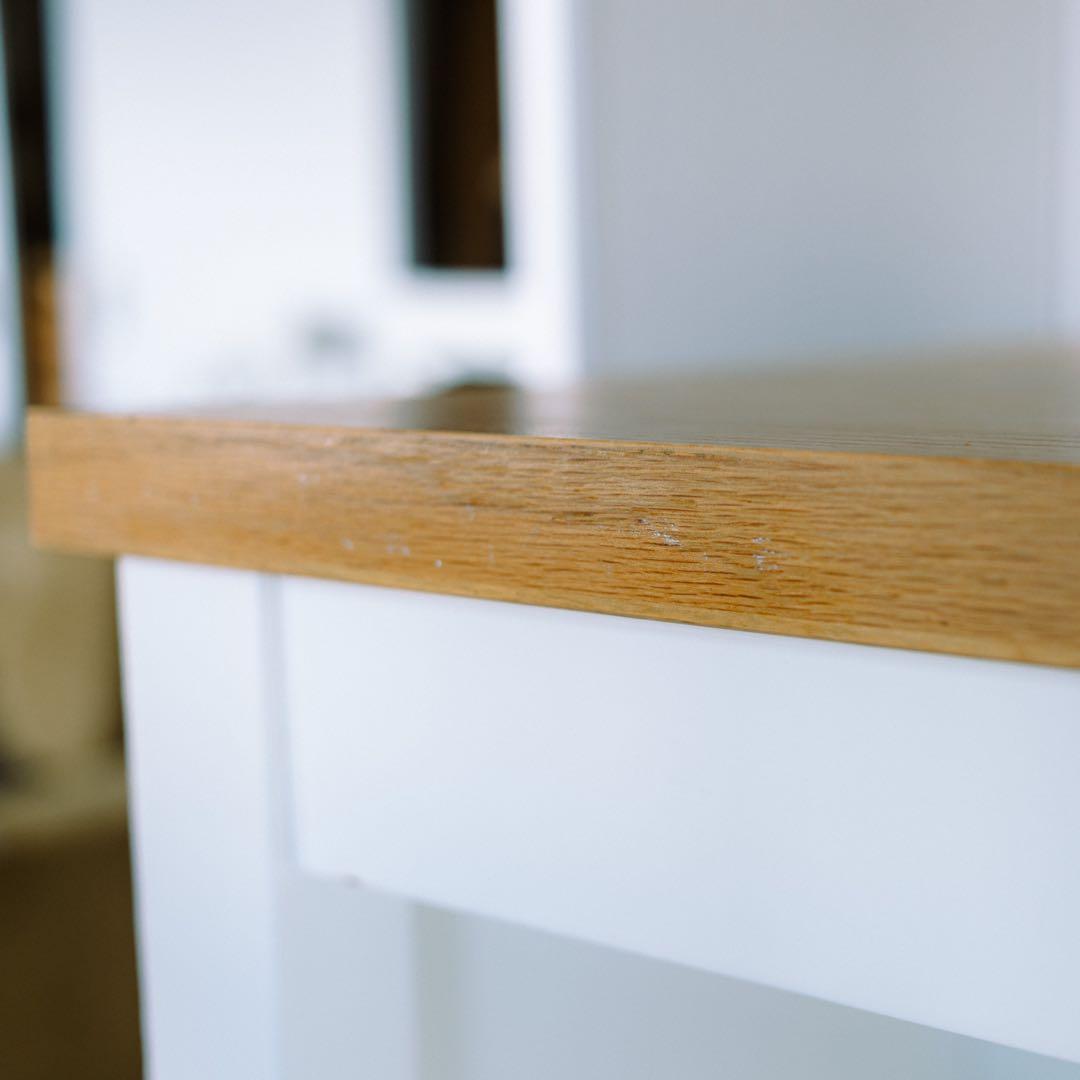 ※2/24までの掲載 IKEA イケア トルンヴィーケン　オフホワイト（机のみ）