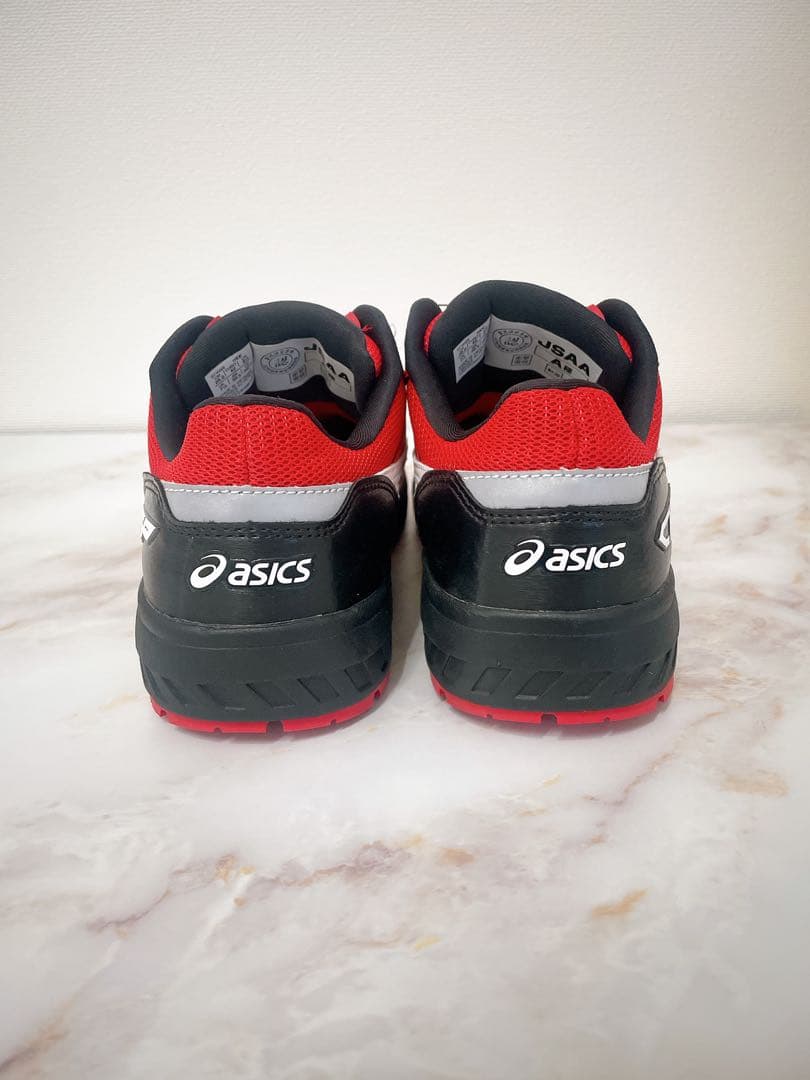 【新品未使用】アシックス　安全靴　BOAシステム 赤　asics 26センチ