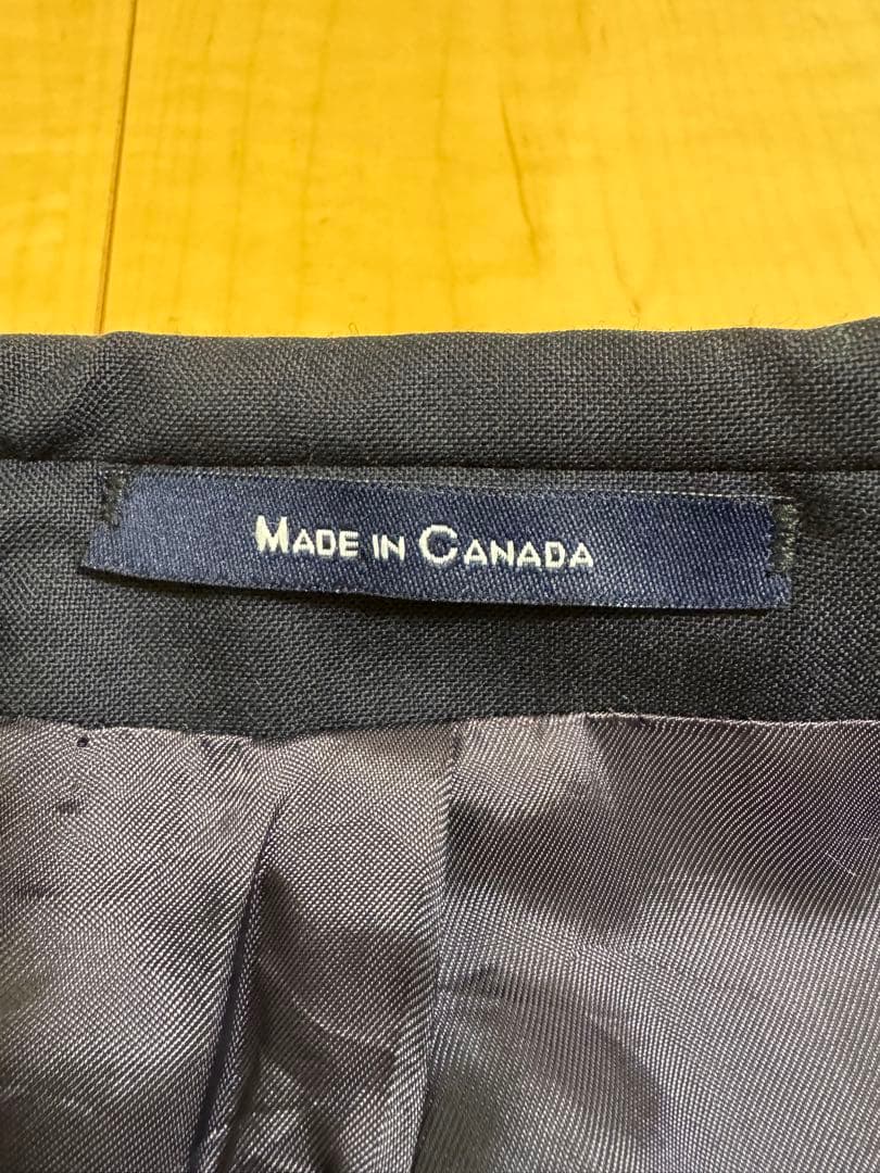 【美品】Ralph Lauren 紺ブレ カナダ製　ウール100%