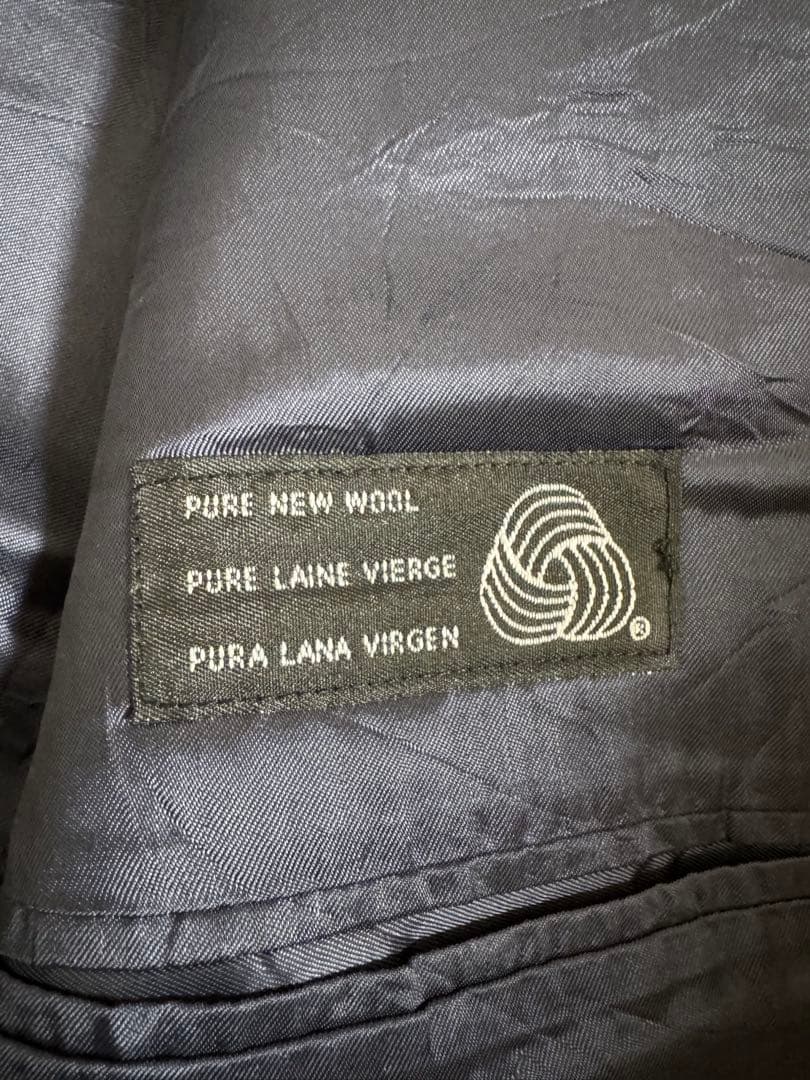 【美品】Ralph Lauren 紺ブレ カナダ製　ウール100%