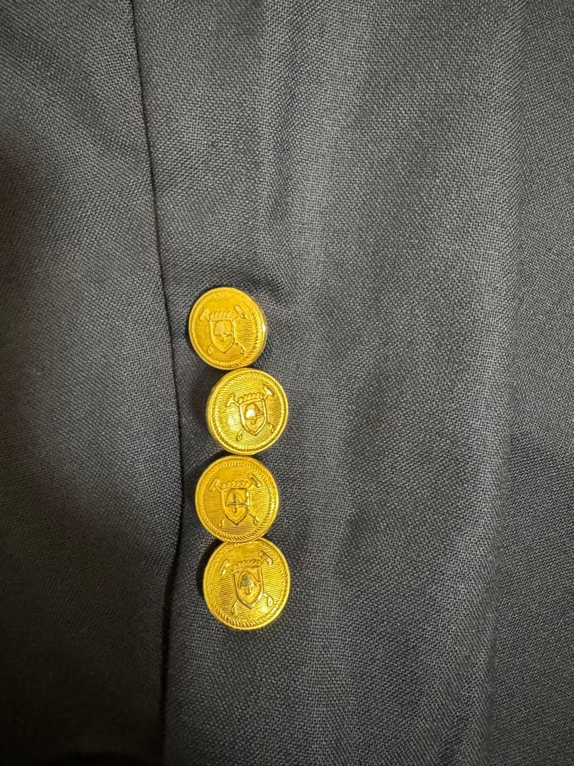 【美品】Ralph Lauren 紺ブレ カナダ製　ウール100%