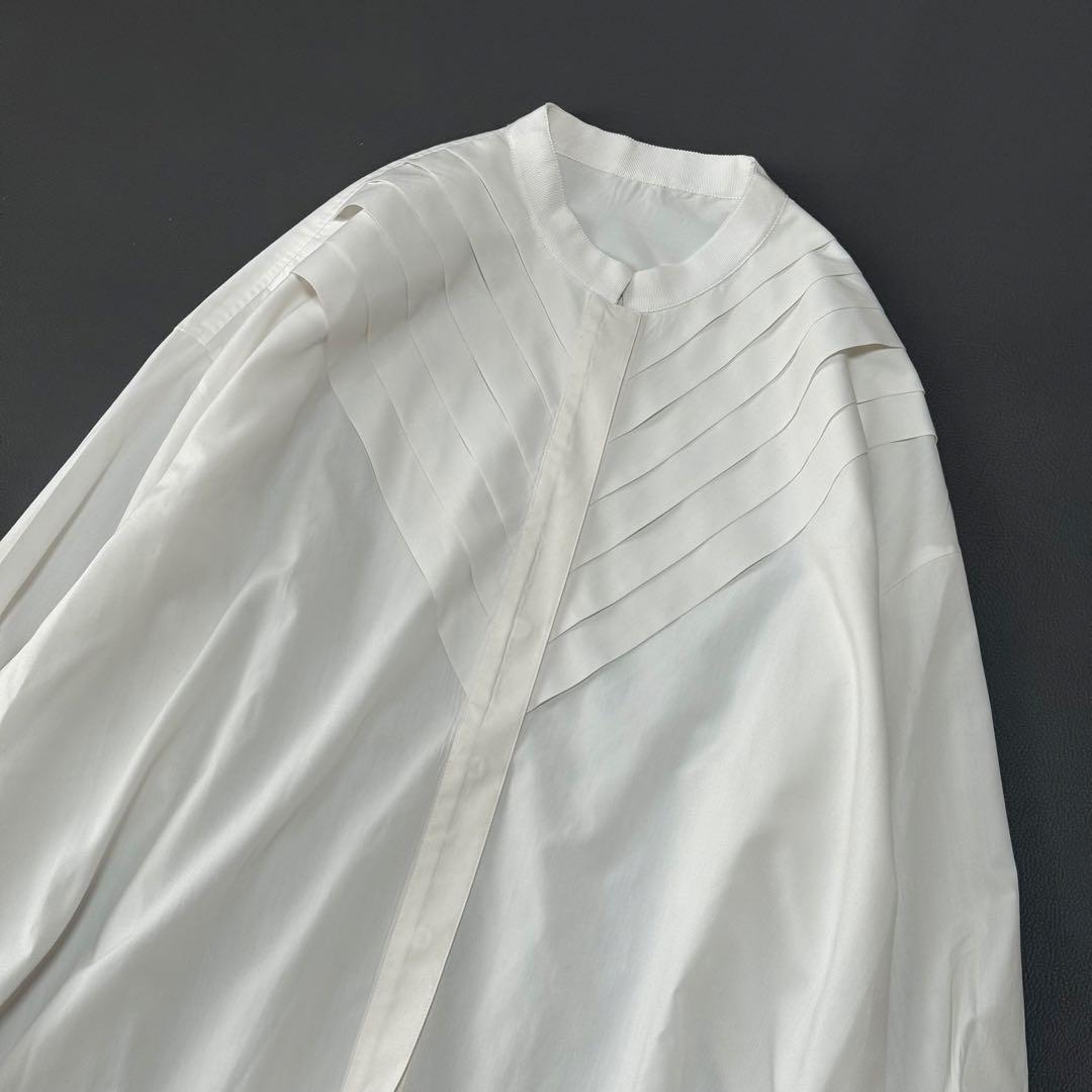 極美品✨ ルフィル LE PHIL ＴＣブロードシャツ タック 比翼 人気完売品