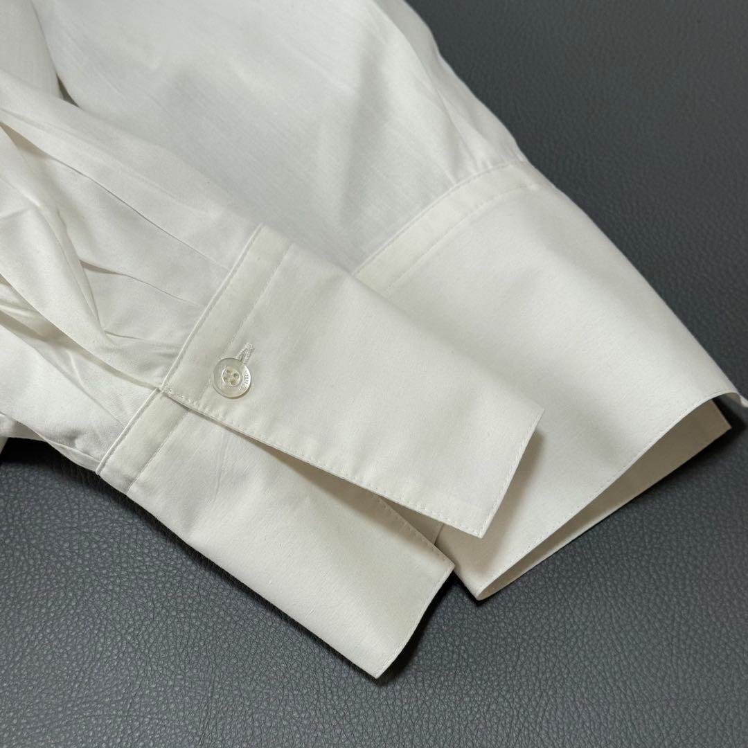 極美品✨ ルフィル LE PHIL ＴＣブロードシャツ タック 比翼 人気完売品