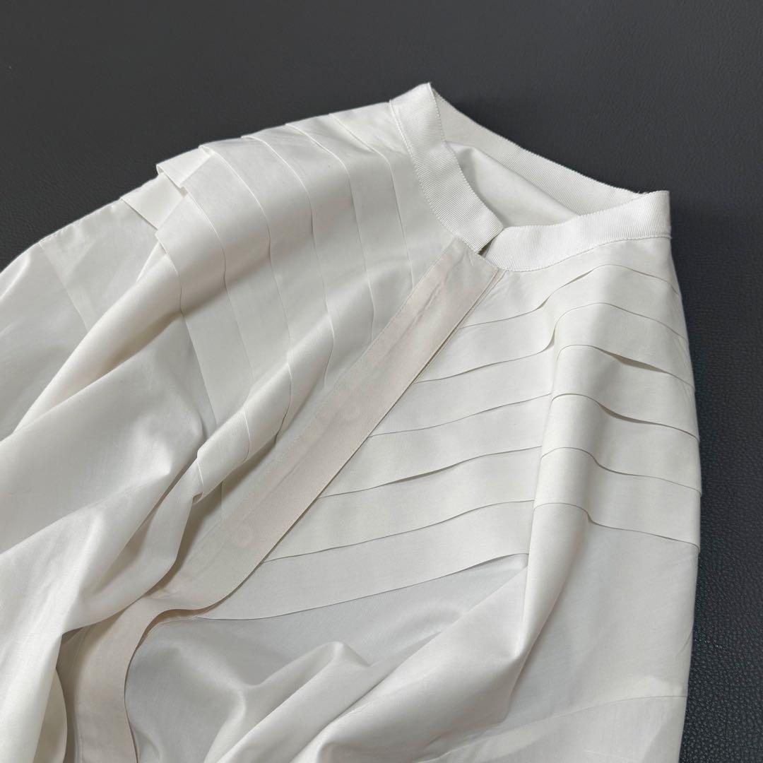 極美品✨ ルフィル LE PHIL ＴＣブロードシャツ タック 比翼 人気完売品