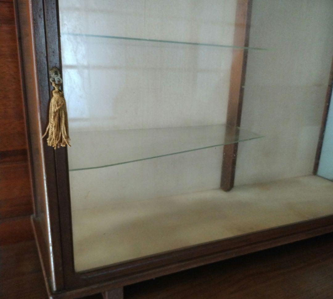 昭和レトロ　古道具　コレクションケース　ディスプレイケース　飾り棚　ガラスケース