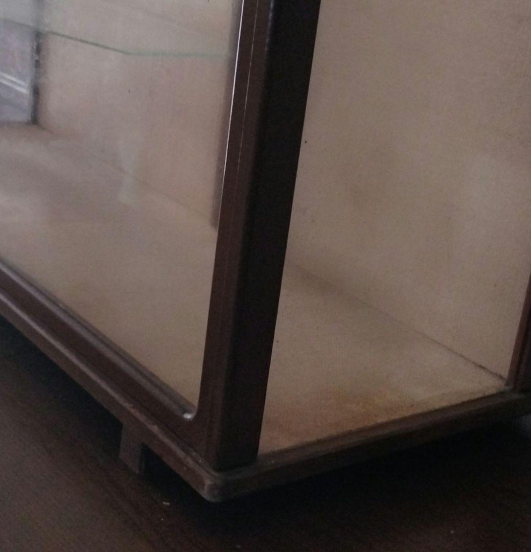 昭和レトロ　古道具　コレクションケース　ディスプレイケース　飾り棚　ガラスケース