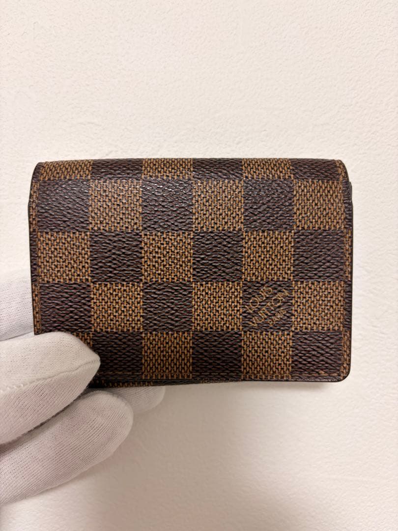 e*2様 【美品SS】ルイヴィトン　ダミエ　カルトドゥヴィジット　名刺入れ　カー