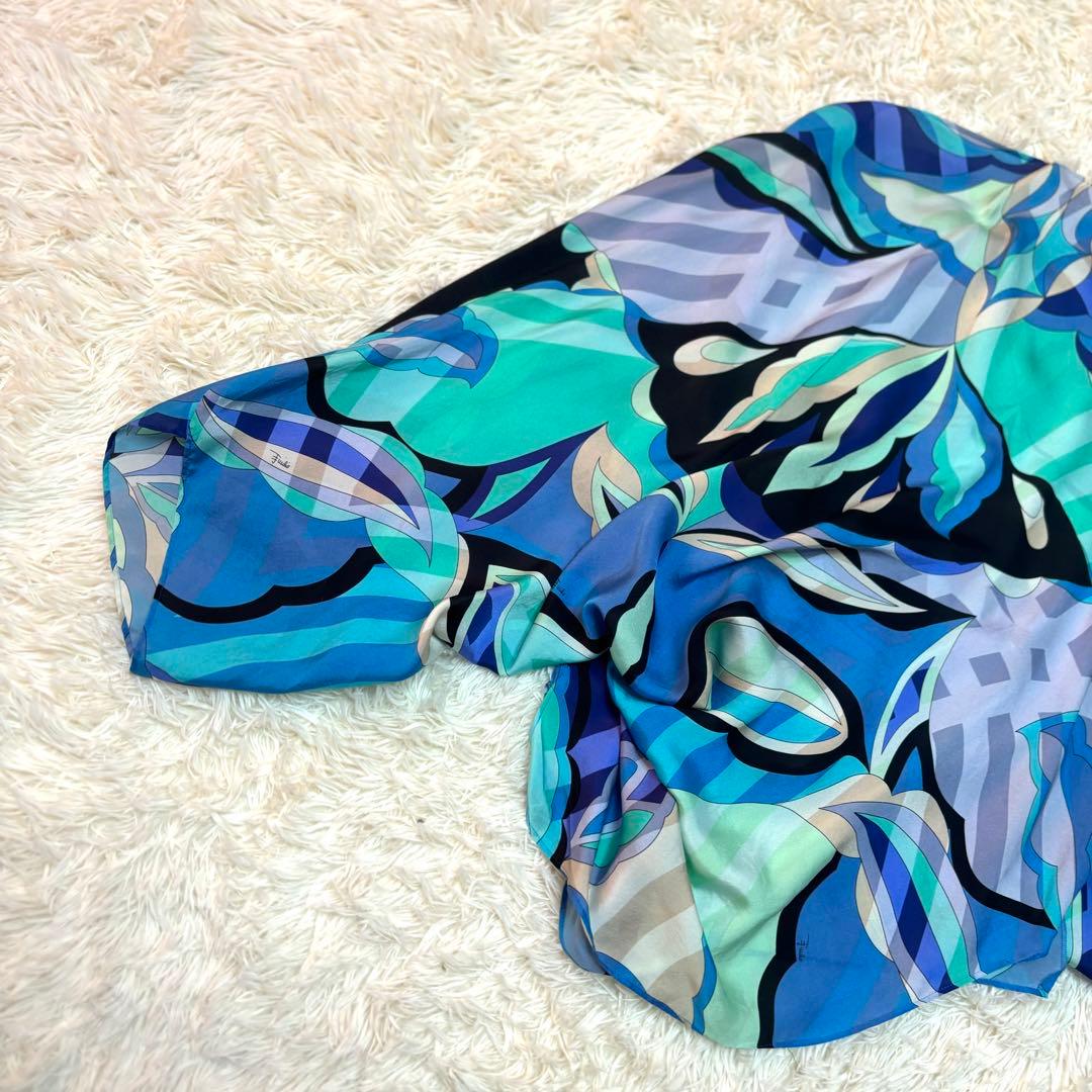 エミリオプッチ　シルク　ドルマンスリーブ　ブラウス