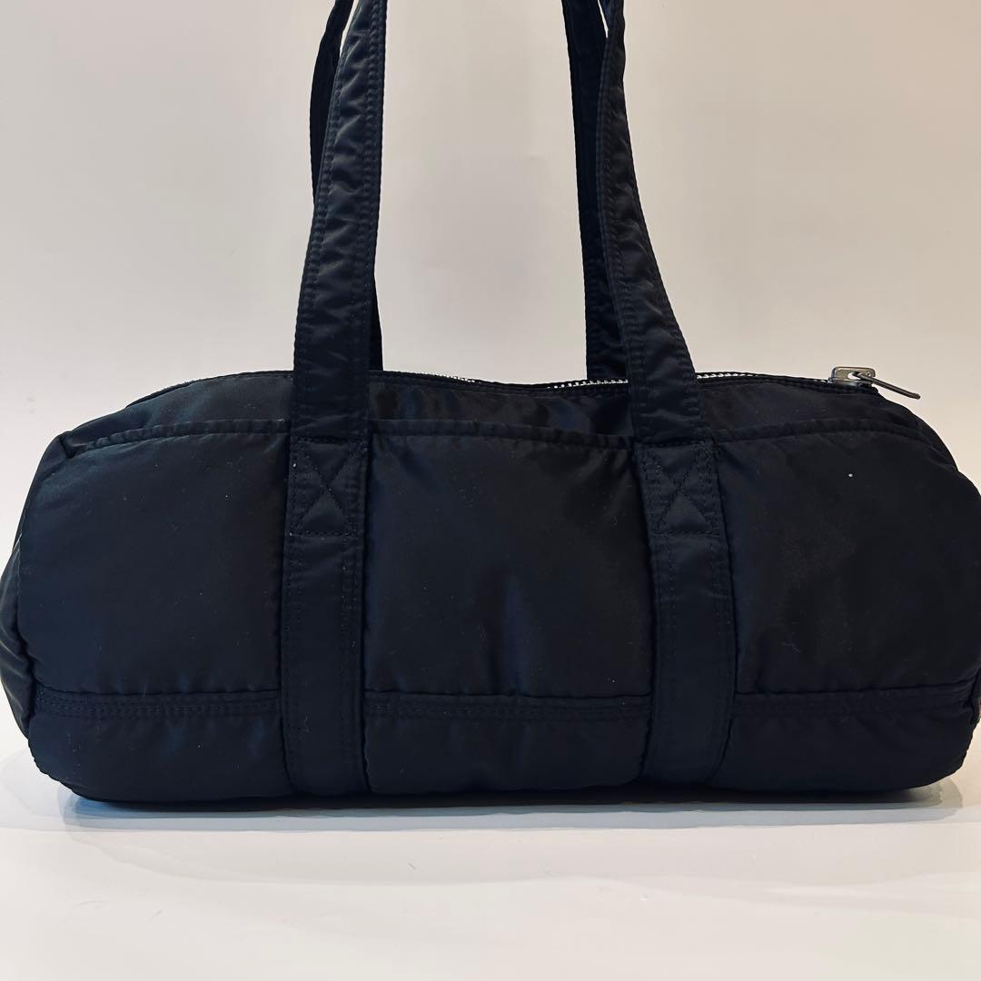 ポーター タンカー ダッフルバッグ ボストンバッグ　L 黒 ドラム型 大容量