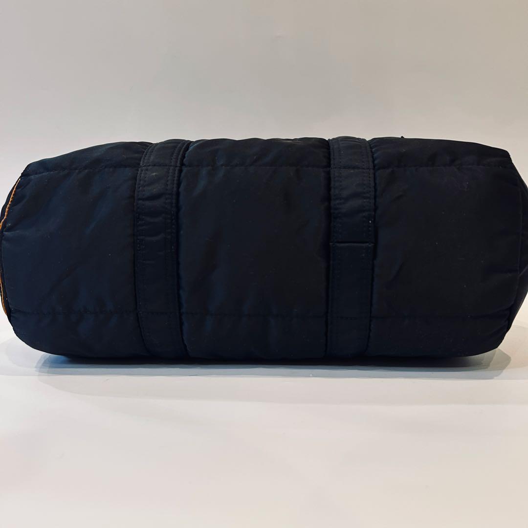 ポーター タンカー ダッフルバッグ ボストンバッグ　L 黒 ドラム型 大容量