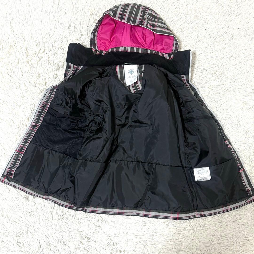 デサント スキーウェア サイズ11 上下セット L相当 フード 洗える お洒落