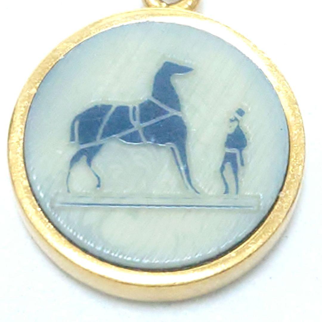 【美品】HERMES☆コロゾ☆ペンダントトップ☆チャーム☆ゴールド☆ホース