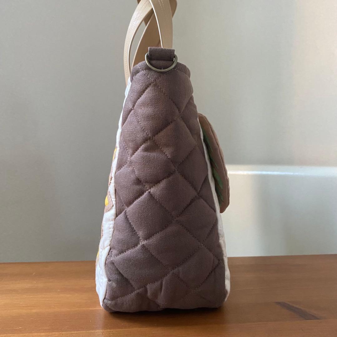 ハワイアンキルト◆トートバッグ◆ひまわり◆ハンドメイド