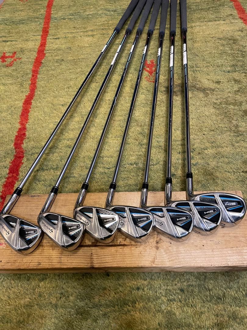 【７本・使用少】SIM max アイアンセット シャフトS
