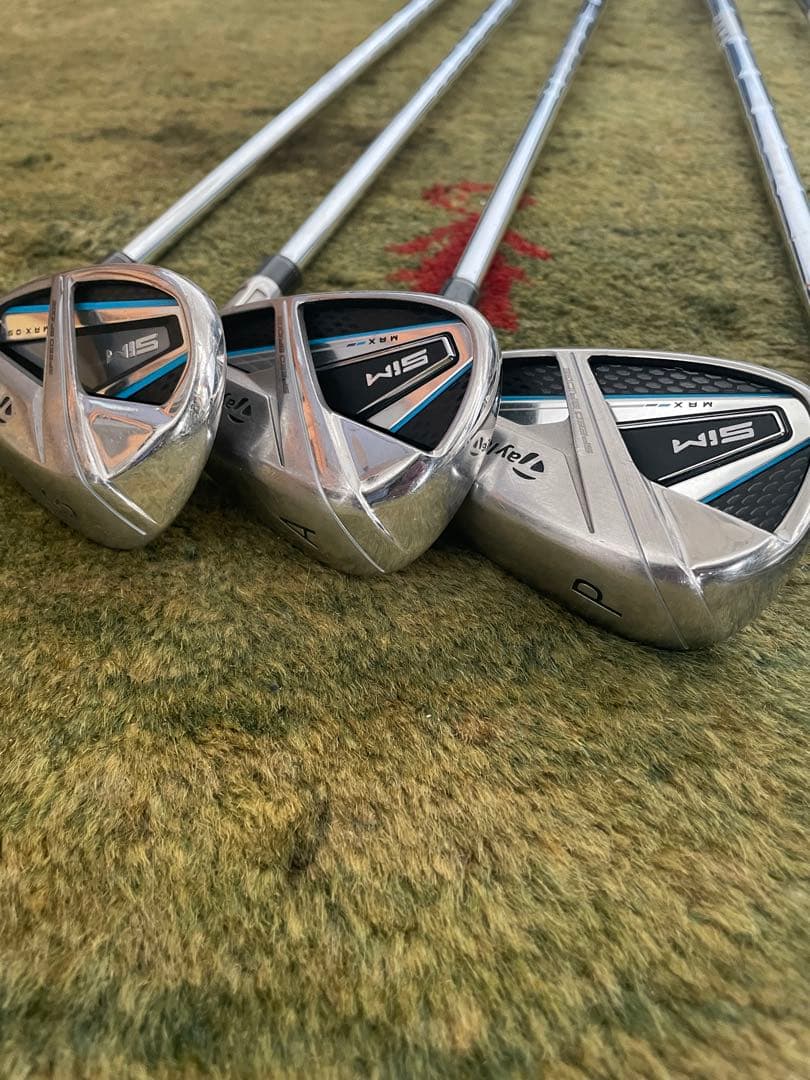 【７本・使用少】SIM max アイアンセット シャフトS