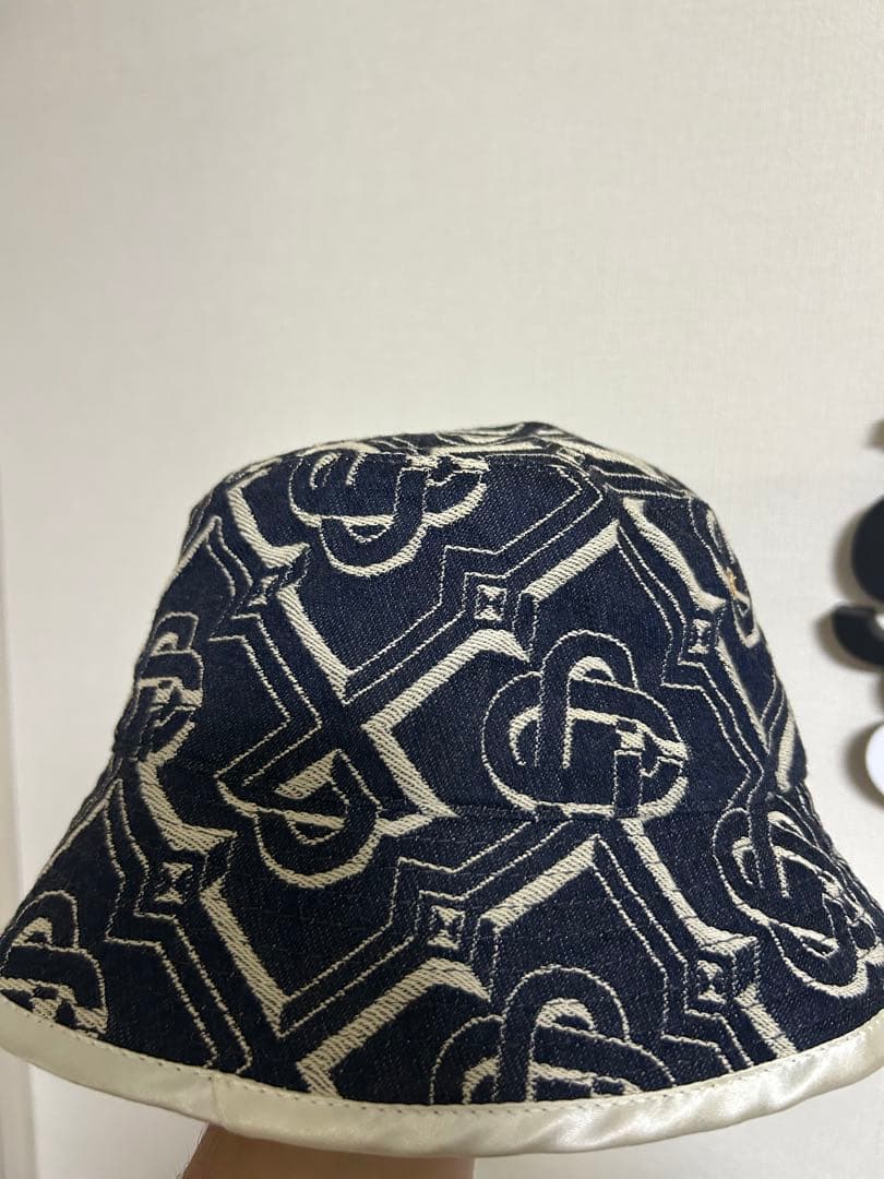 Casablanca バケットハット　モノグラムデニム　M/L