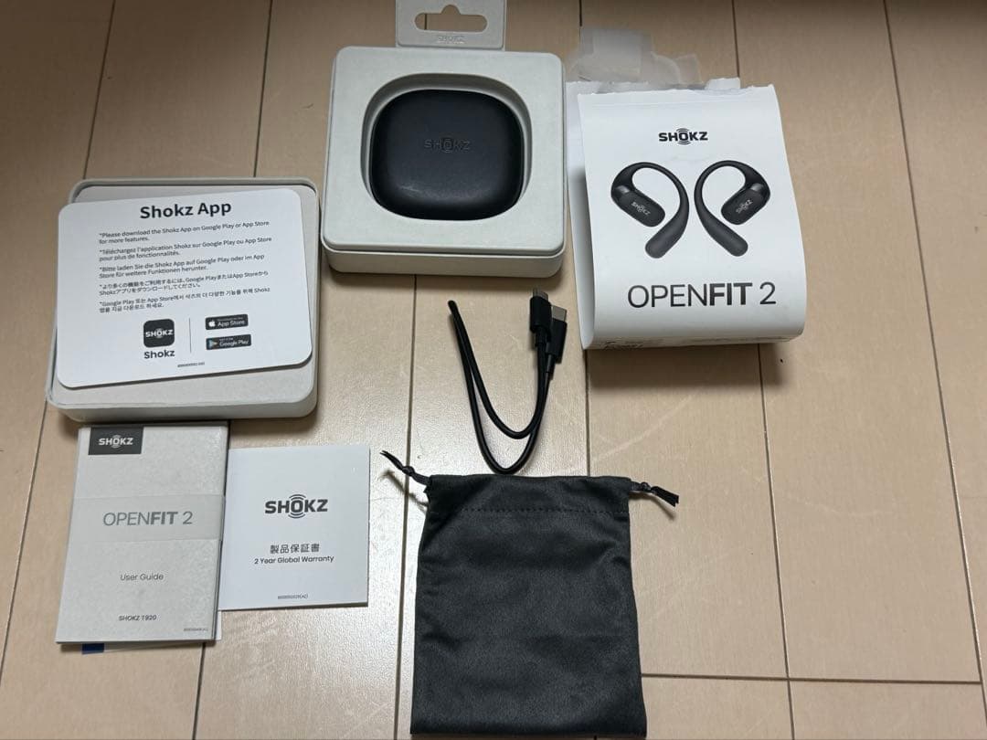 SHOKZ OPENFIT2 ワイヤレスイヤホン