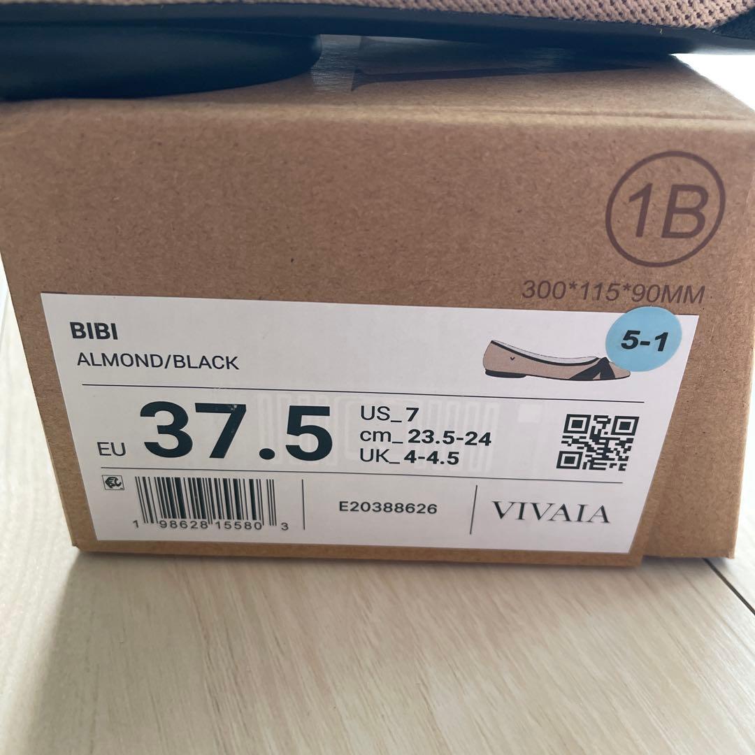 新品！VIVAIA [Bibi] アーモンドトゥ 結びデザイン フラットシューズ