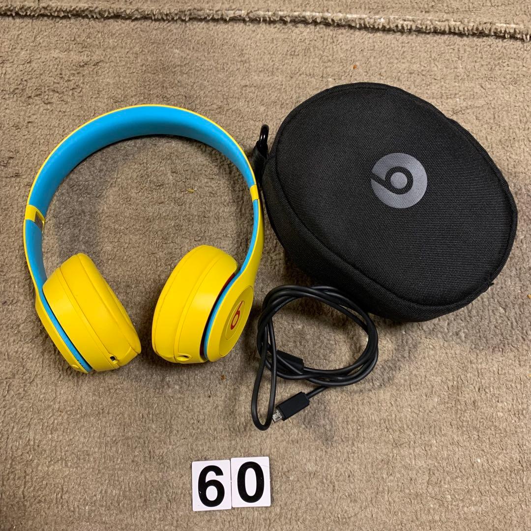 廃盤モデル　beatssolo3 ワイヤレス　ヘッドホン　イエロー
