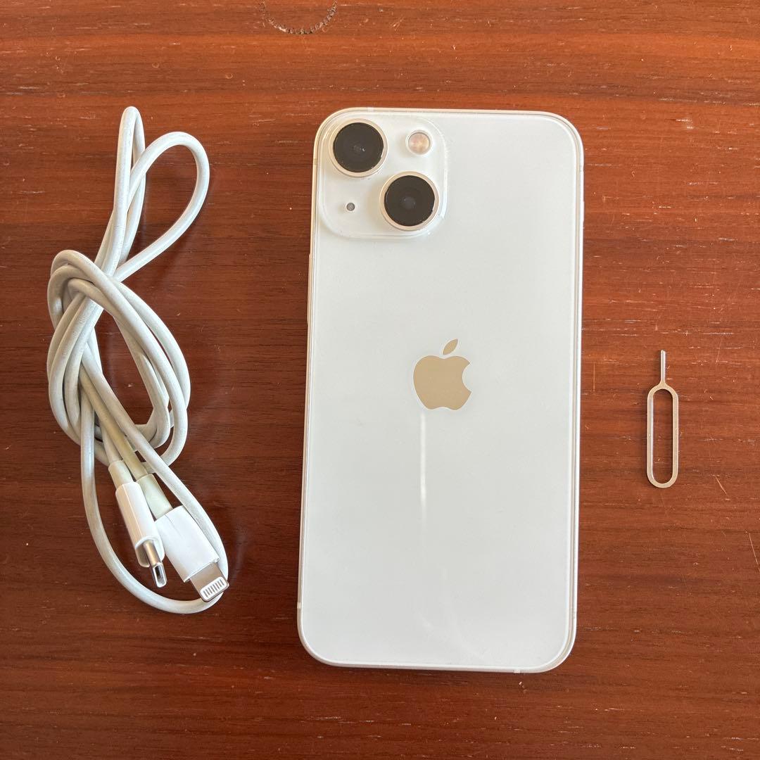iPhone13ミニ ホワイト　128GB バッテリー最大容量85%