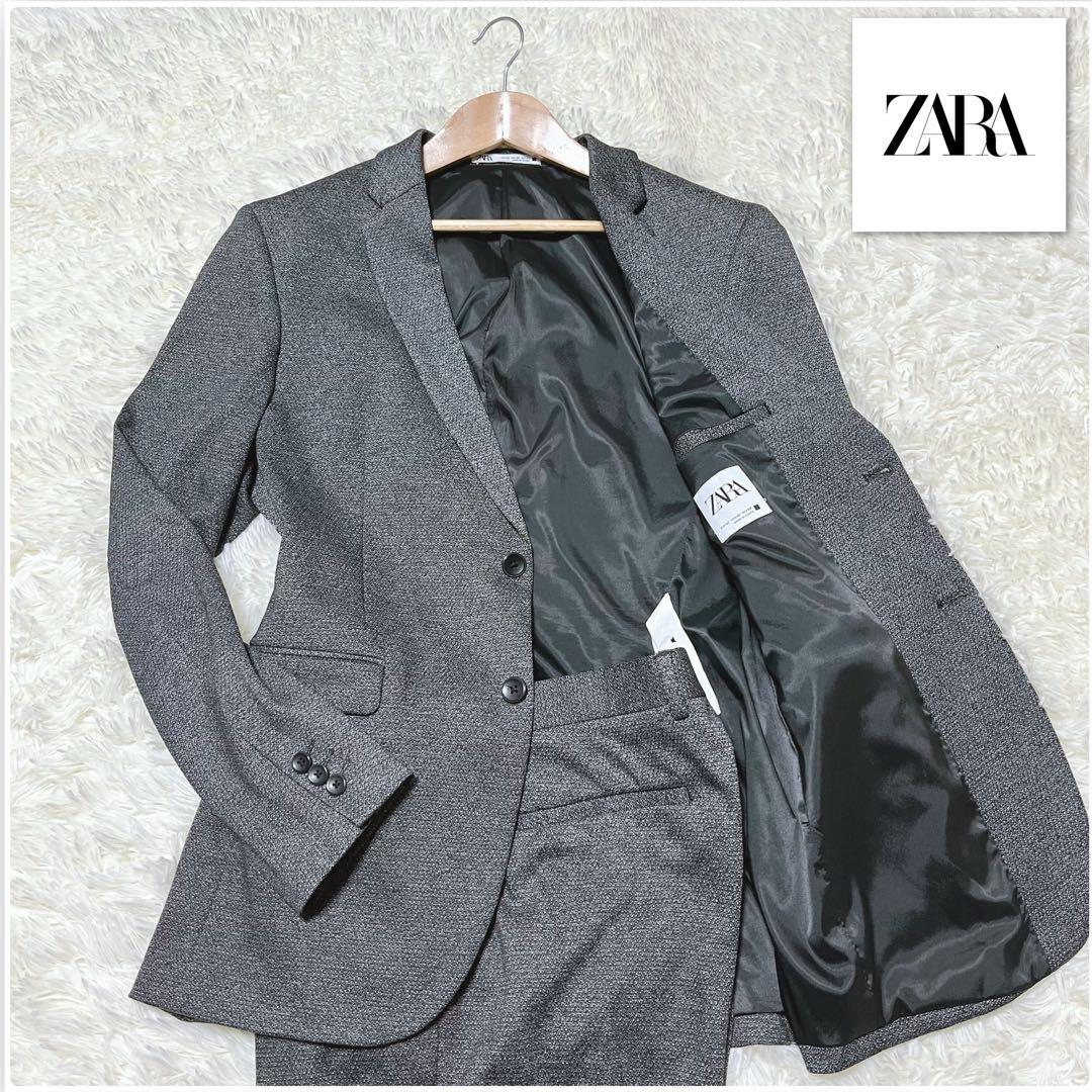 ⭐︎美品⭐︎ZARA セットアップ スーツ ビジネス カジュアル 2ボタン 裾ダブル