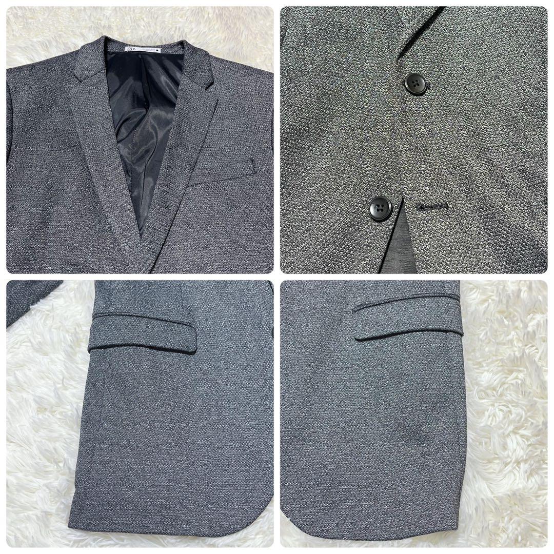 ⭐︎美品⭐︎ZARA セットアップ スーツ ビジネス カジュアル 2ボタン 裾ダブル