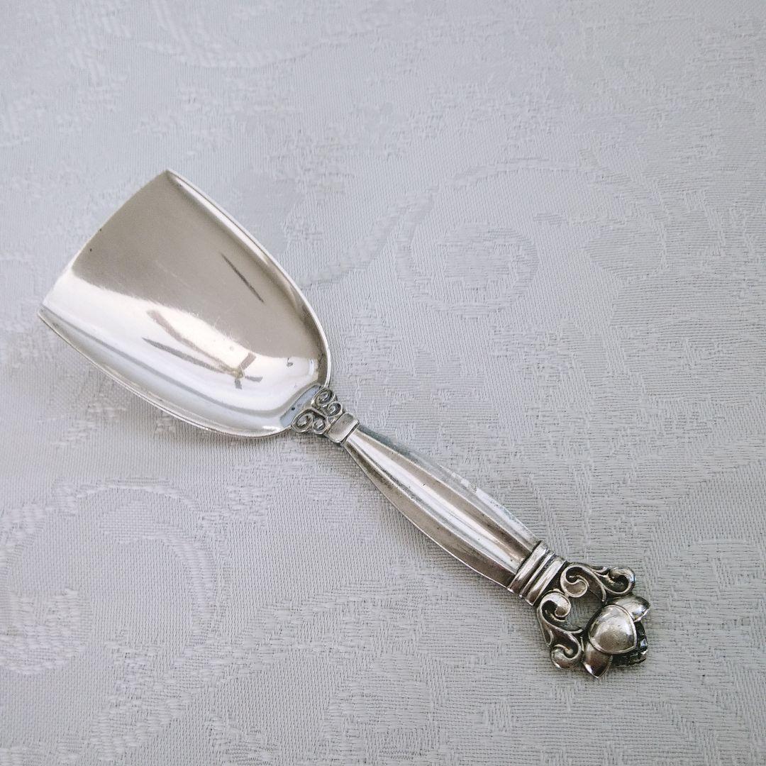   シルバー 茶葉スプーン エコーン