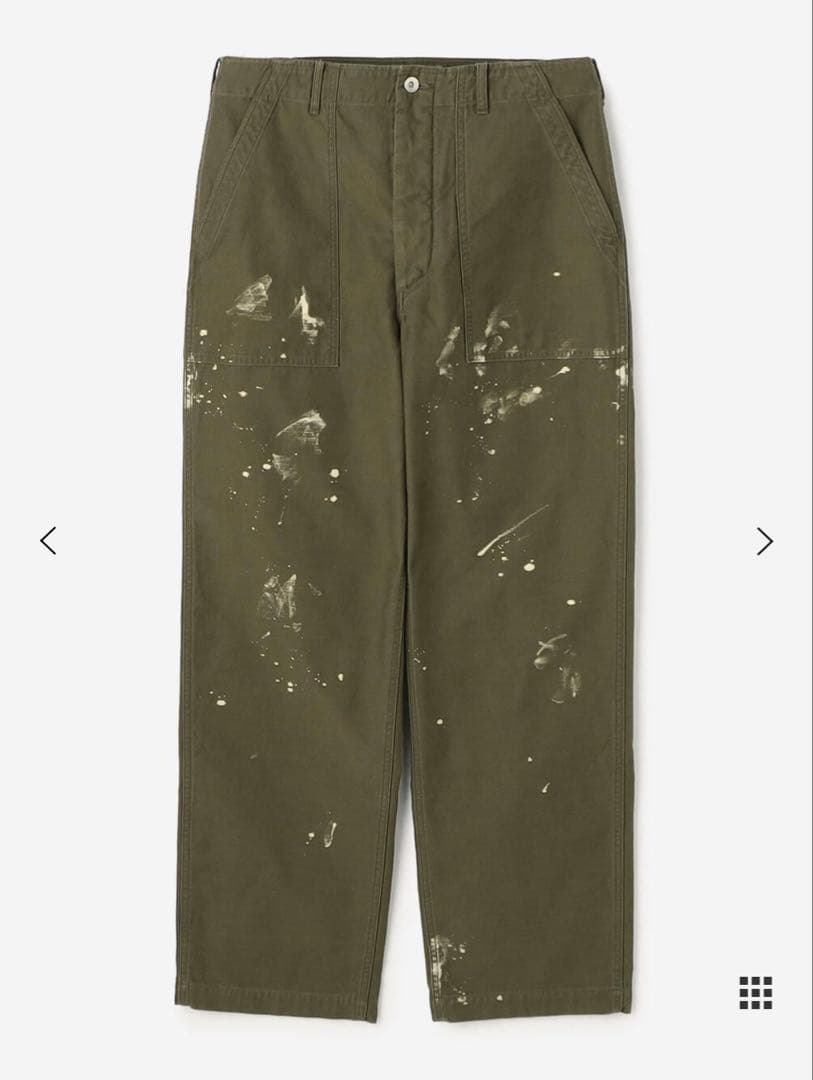 パンツ AURALEE WASHED BAGGY SATINBLEACHED BAKER