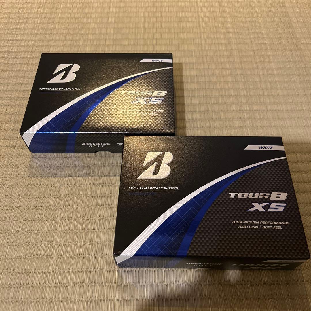 ブリヂストン　 TOUR B XS ゴルフボール 2箱セット