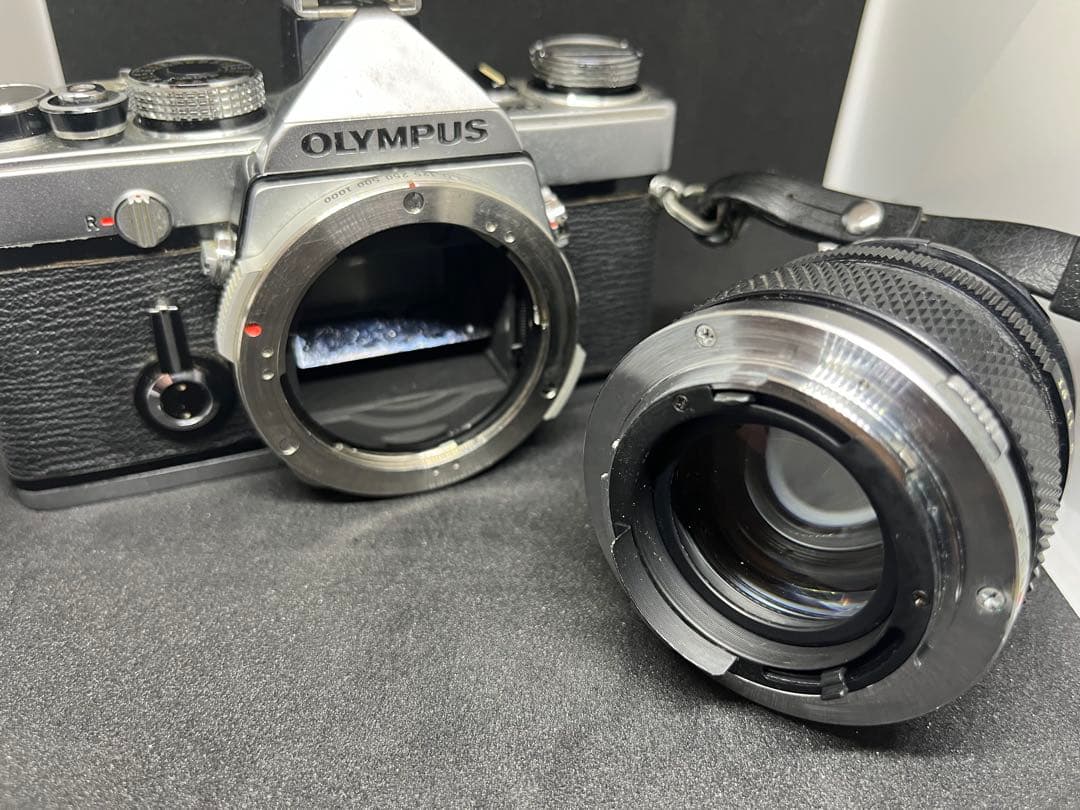 OLYMPUS OM-1 フィルム一眼＋レンズ他一式 ジャンク