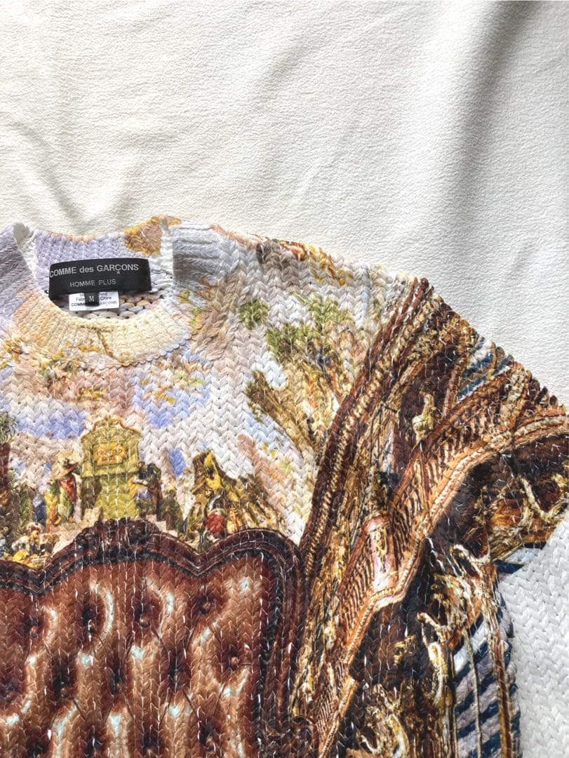 happyブギコムデギャルソンオムプリュス　2023 バロック転写　セータ