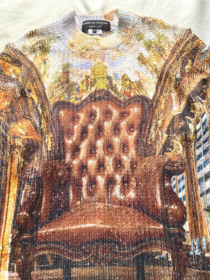 happyブギコムデギャルソンオムプリュス　2023 バロック転写　セータ