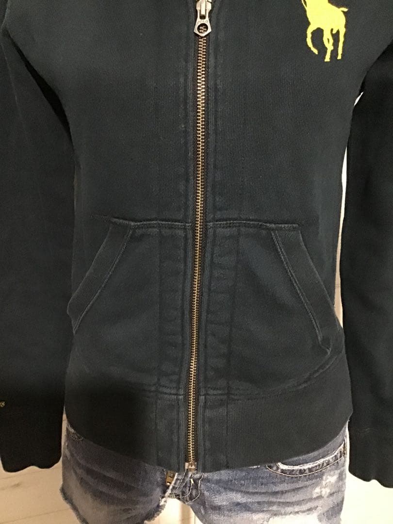 ★ラルフローレン★ビッグポニー Y2K 平成ギャル パーカー ブラック