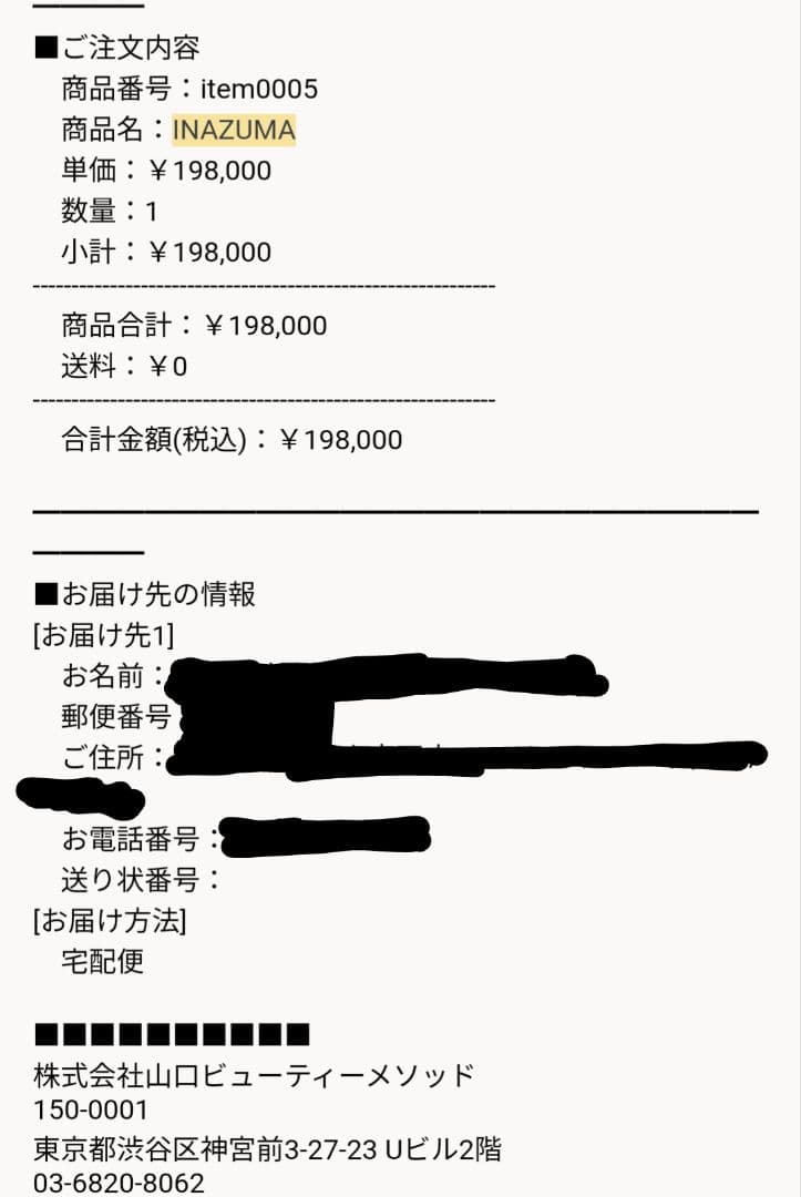 m*k様 INAZUMA　美顔器