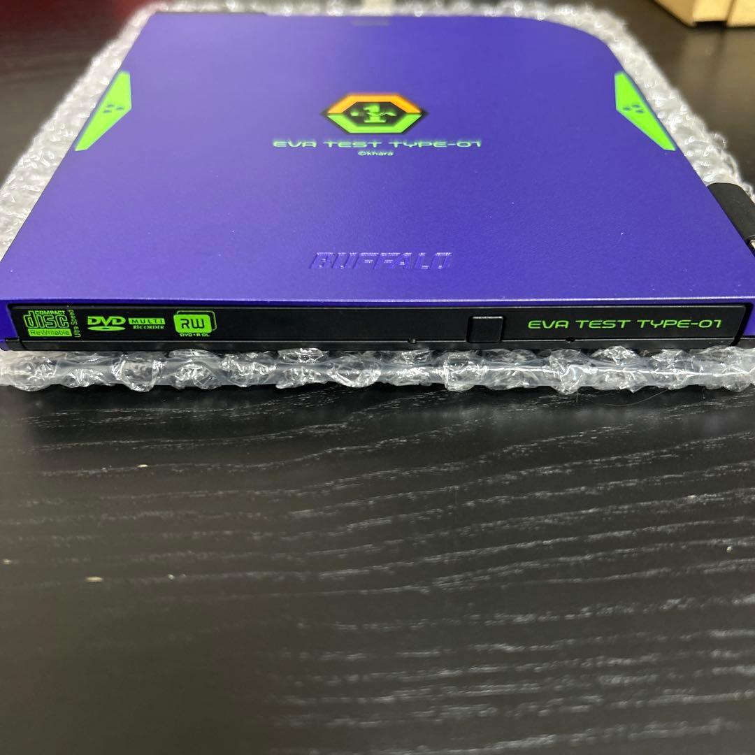 シン・エヴァンゲリオン×バッファロー 限定コラボ ポータブルDVDドライブ