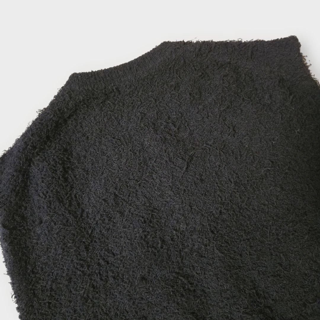 MACPHEE 23SS ツイーディーラッフル クルーネックジレ