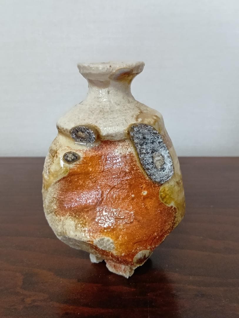 本村亘　徳利（信楽焼風）