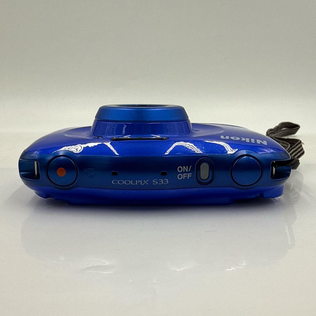 Nikon ニコン COOLPIX S33 ブルー 防水 耐衝撃