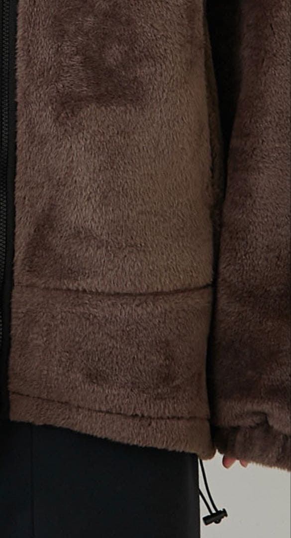 ブラウン ボアブルゾンGALLARDAGALANTE ガリャルダガランテ美品