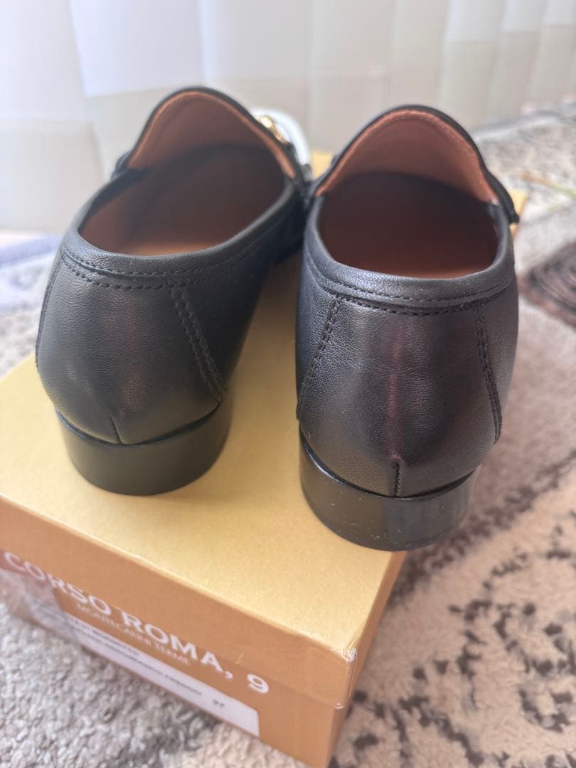 CORSA ROMA 9 ローファー・革靴 ホワイト・ブラック