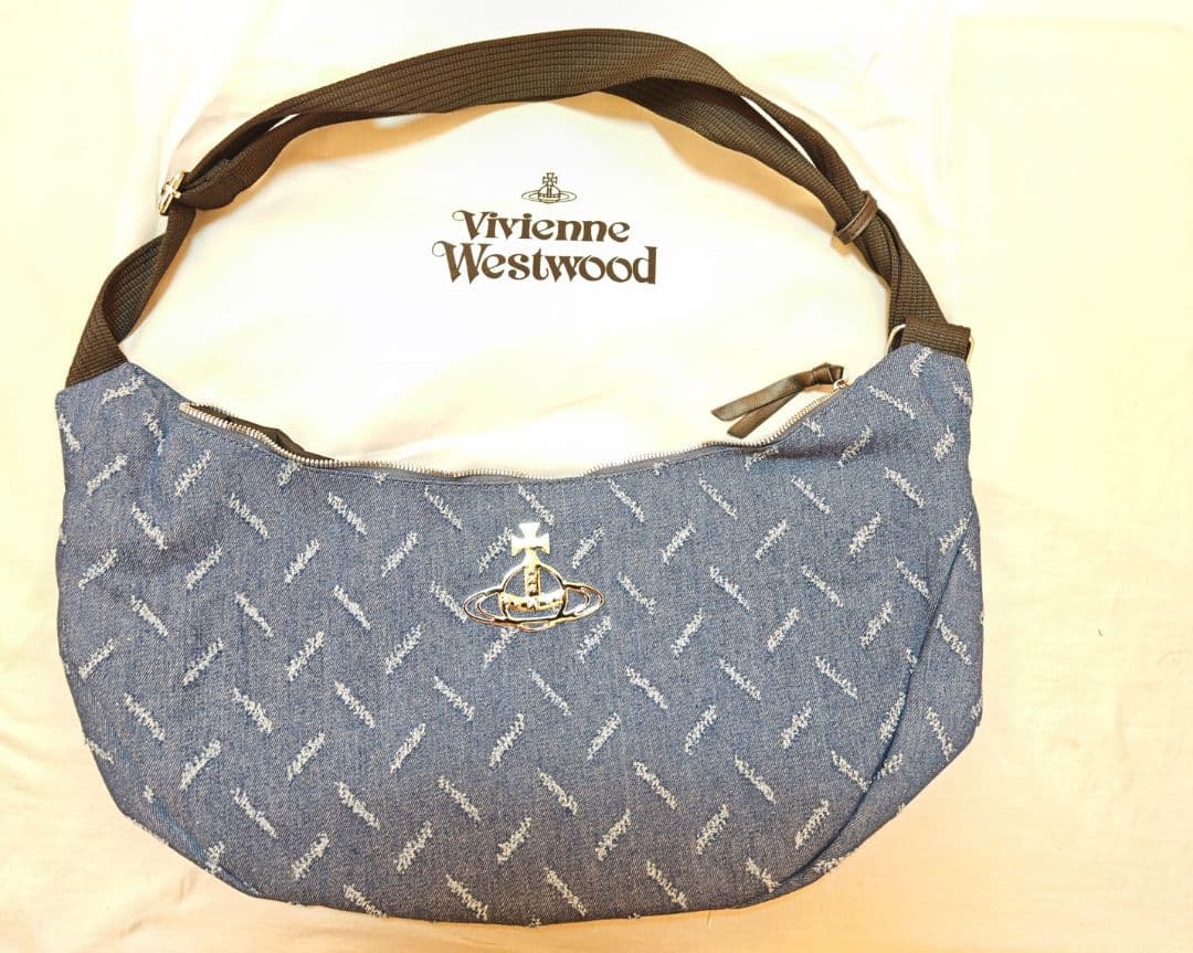 Vivienne Westwood デニムショルダーバッグ　ボディバッグ