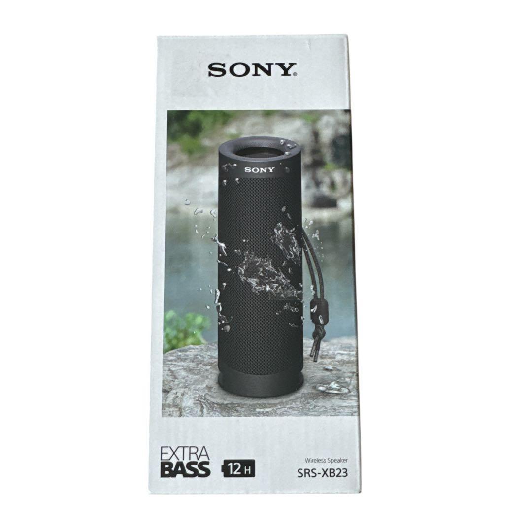 【新品未開封】SONY SRS-XB23 ワイヤレススピーカー　ブラック