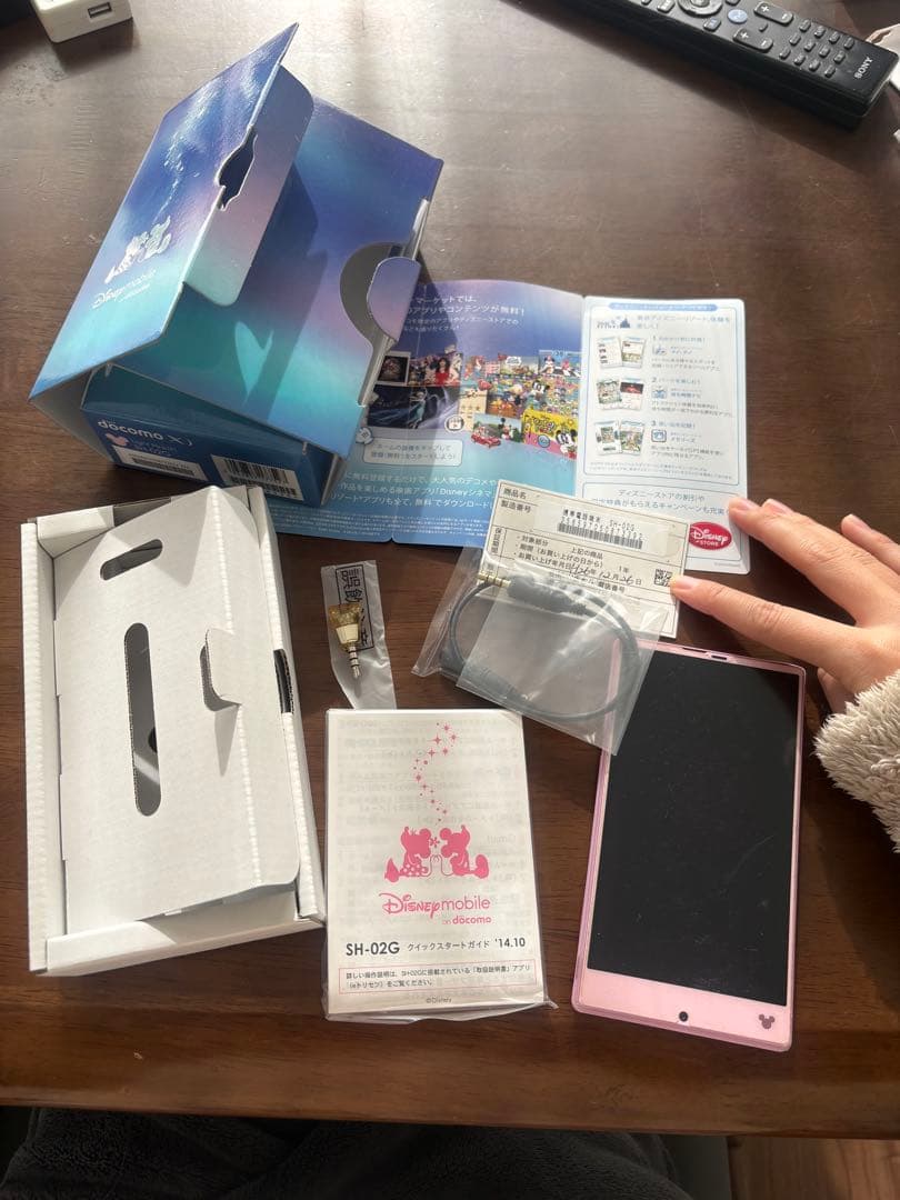 Disney Mobile on docomo SH-02G ピンク