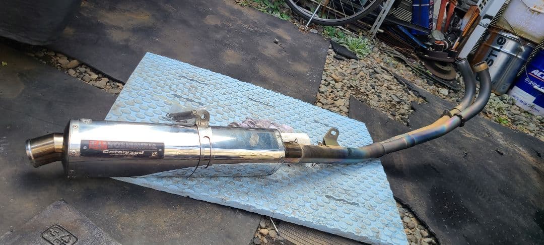 スカイウエーブ650　ヨシムラ チタン&ステンレス