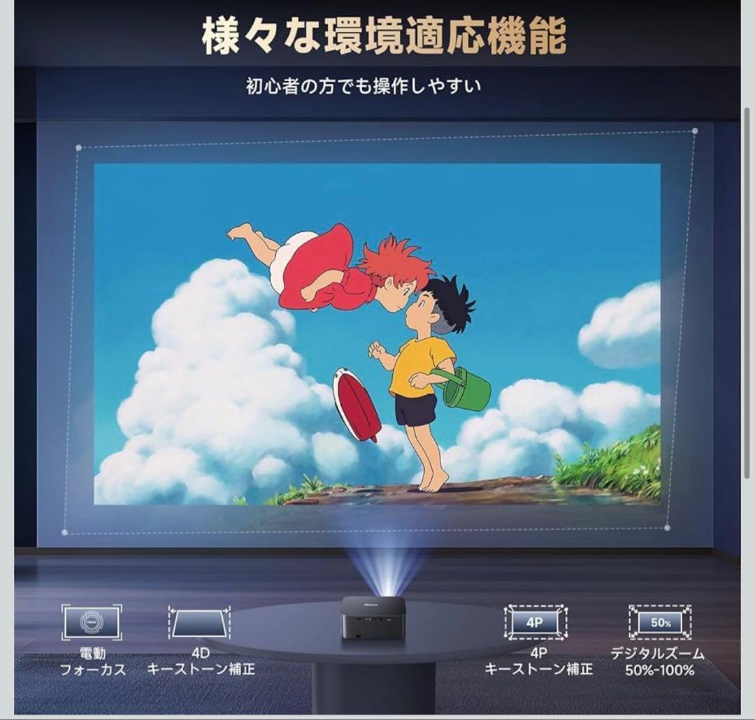 プロジェクター 家庭用 iSinbox プロジェクター a小型 天井投影