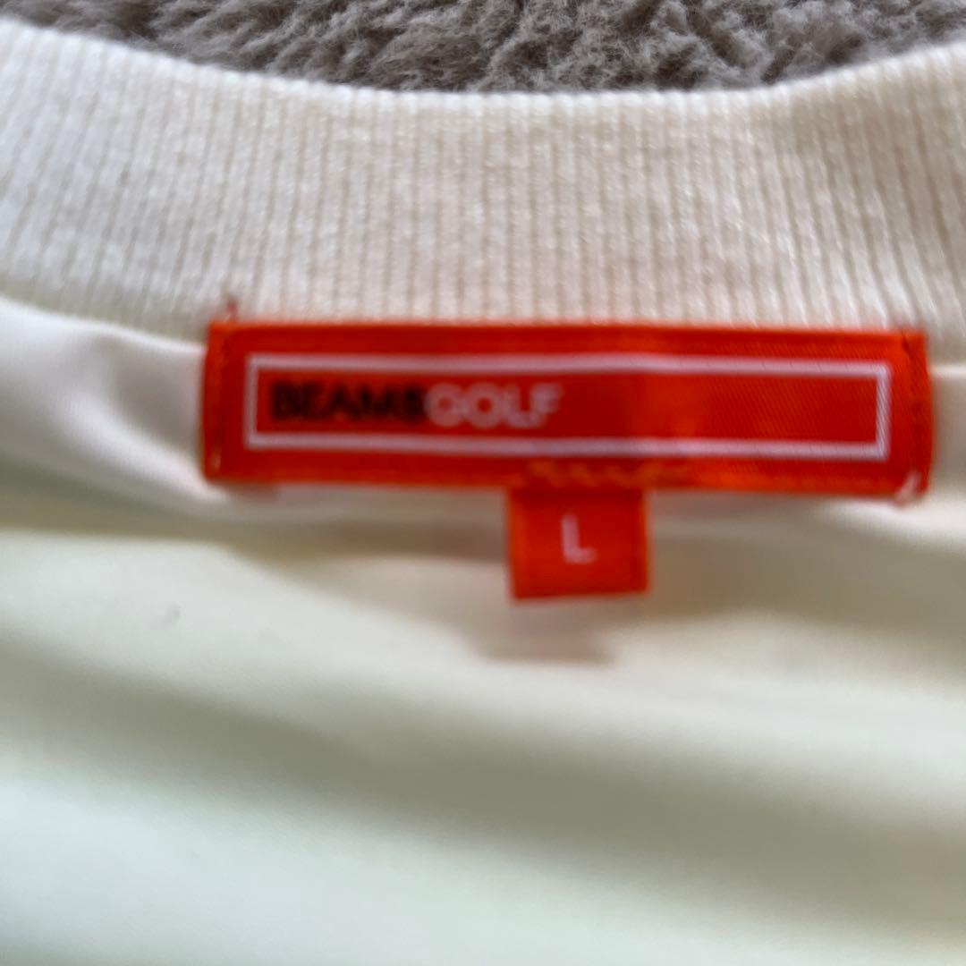 BEAMS GOLF ホワイト/イエロー