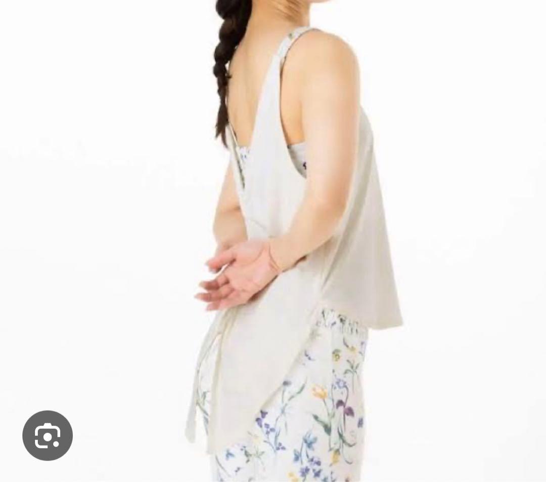 SUKALA新品ボタニカルシャーリングレギンスカバータンク上下セットアップS